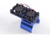 Clip On 1:10 540 Size Motor Heatsink With Dual Fan - Blue