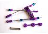 Fastrax Pre-Assembled Niro Throttle/Brake Linkage Set - Blue