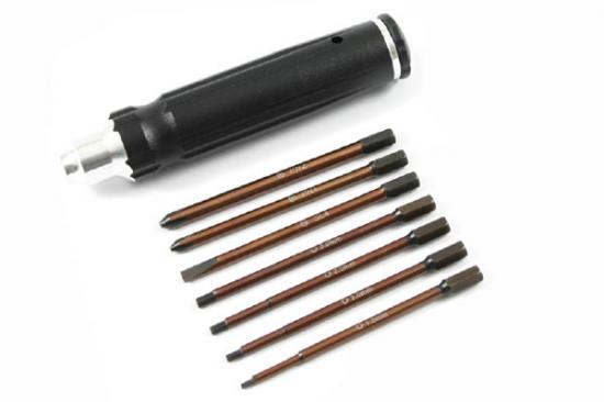 Fastrax 7-Piece Changable Driver Set 1.5/2.0/2.5/3.0/Ph1/Ph2/Sl4mm