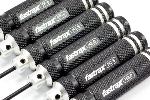 Fastrax Team Tools - Metric Set - 1.5, 2.0, 2.5, 3.0mm + Phillips & Slotted Screwdrivers