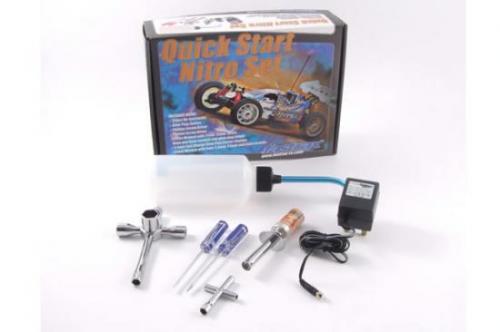 Nitro Starter Set - Includes Glowstarter and Charger, Fuel Bottle and Plug Spanner
