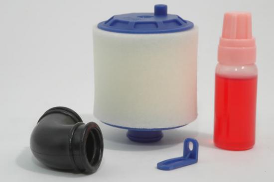 Fastrax 1:8 Air Filter W/Oil Re-Buildable - Green
