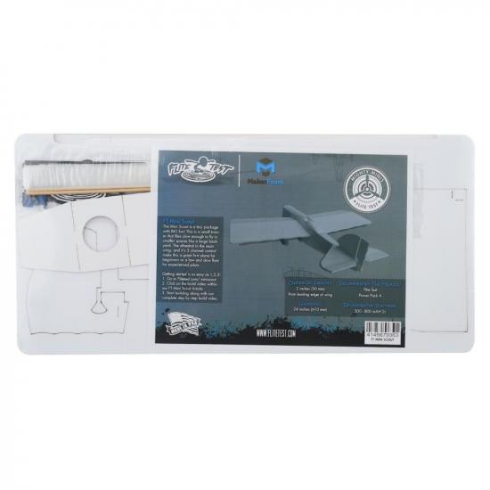 Flite Test Mini Scout Speed Build Kit with Maker Foam (609mm)
