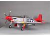 FMS P-51D Mustang V8 1450mm Red Tail - ARTF With Reflex Gyro