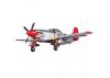 FMS P-51D Mustang V8 1450mm Red Tail - ARTF With Reflex Gyro