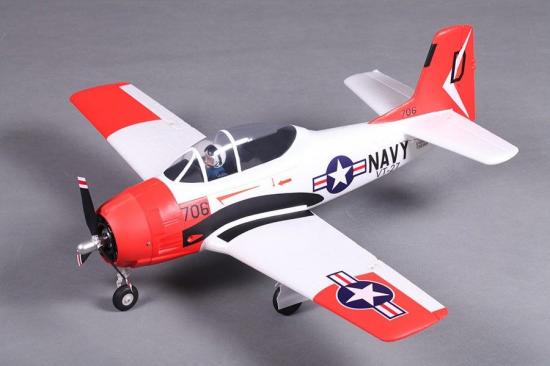FMS T-28D Trojan 800mm V2 - ARTF With Reflex