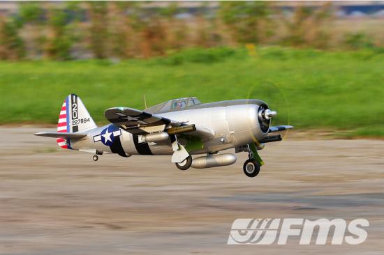 FMS 1500mm P-47 Razorback Bonnie V2 - PNP With Reflex