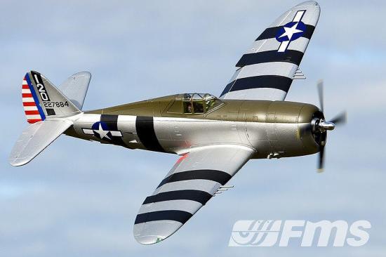 FMS 1500mm P-47 Razorback Bonnie V2 - PNP With Reflex
