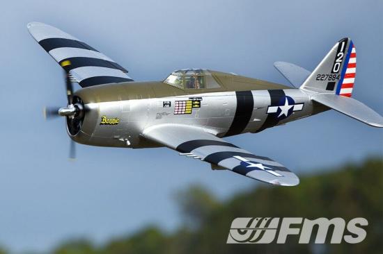 FMS 1500mm P-47 Razorback Bonnie V2 - PNP With Reflex