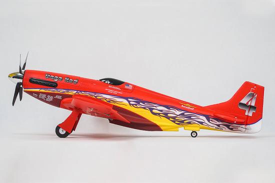 FMS P-51 Dago  1100mm - Red &mdash; image 7 of 13