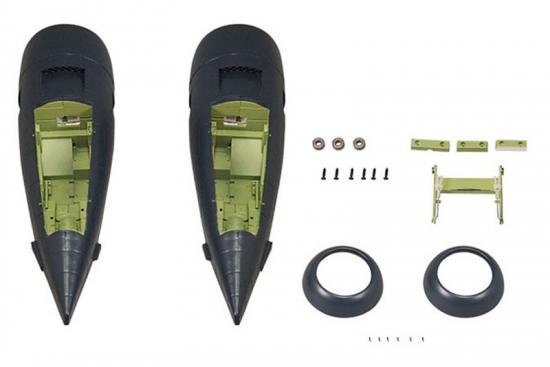 FMS 1700mm F7F Tigercat Blue Nacelles (2Pcs) &mdash; image 2 of 3