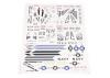 FMS F/A-18 Super Hornet 70mm Decal Sheet