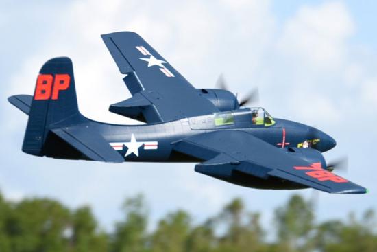 FMS F7F Tigercat 1700mm - Blue ARTF