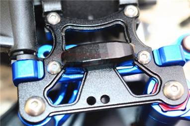 Fastrax Aluminium Front Brace - Arrma Kraton / Outkast (Replaces AR330379) - Black