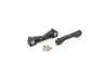 Fastrax Aluminium Front Lower Suspension Mounts - Arrma Kraton / Outkast / Senton / Typhon - Black