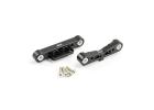 Fastrax Aluminium Rear Lower Suspension Mounts - Arrma Kraton / Outkast / Senton / Typhon - Black