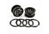 Fastrax 8 Spoke 2.2 Alloy Beadlock Wheels For Axial Wraith - 1 Pair