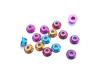 Fastrax M3 Gold Flanged Locknuts 4Pcs