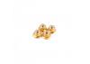 Fastrax M4 Gold Flanged Locking Wheel Nuts (4)