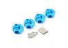Fastrax Tamiya TT-02 Aluminium 12mm Wheel Hexes (4)