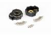 Fastrax TRX-4 Brass BK Portal Drive Housing Outer F/R (2)