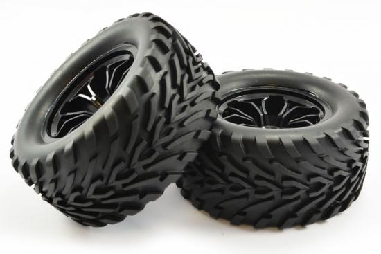 FTX Bugsta Mounted Wheel/Tyre Complete Pair - Black