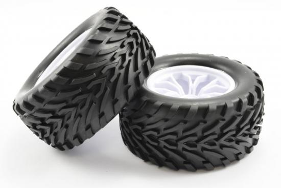 FTX Bugsta Mounted Wheel/Tyre Complete Pair - White — image 2 of 4