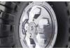 FTX Outback Pre-Mounted 6Hex/T Yre (2) - Chrome