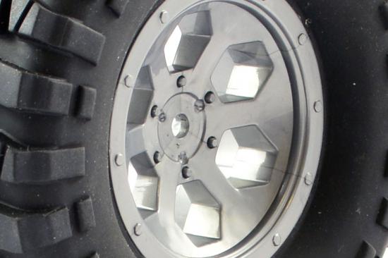 FTX Outback Pre-Mounted 6Hex/T Yre (2) - Grey