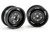 FTX Outback Steel Look Lug Wheel (2 ) - Black