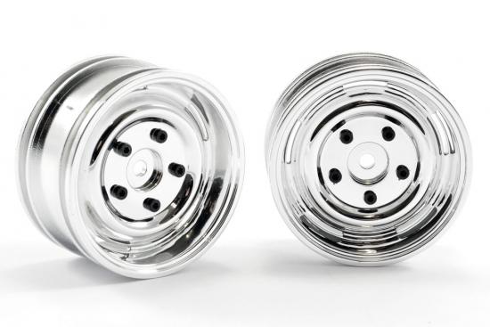 FTX Outback Steel Lug Wheel (2 ) - Chrome