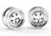 FTX Outback Steel Lug Wheel (2 ) - Chrome