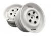 FTX Outback Steel Lug Wheel (2 ) - White