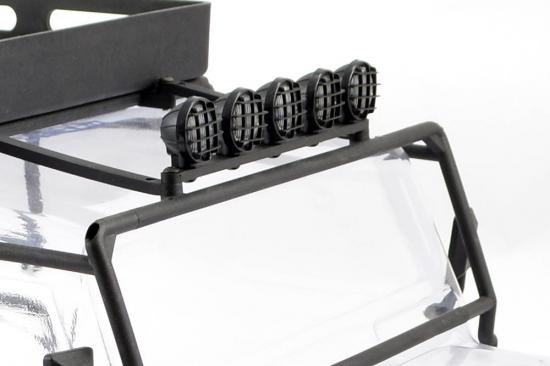 FTX Kanyon Clear Body W/Roll Cage - Spotlights + Tray