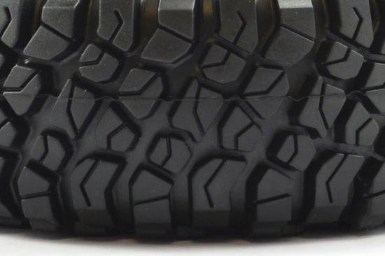 FTX Mauler 2.2 All Terrain Tyres Pre-Glued On Black Wheels