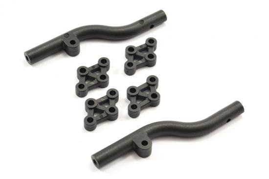 FTX Mauler Front Bumper Mount + Chassis Holder Set (6Pcs)