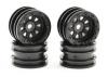 FTX Outback Mini Wheel Set - Black (4Pc)