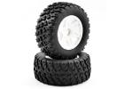 FTX Comet Desert Buggy Front Mounted Tyre + Wheel White