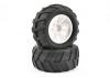FTX Comet Monster Rear Mounted Tyre + Wheel White
