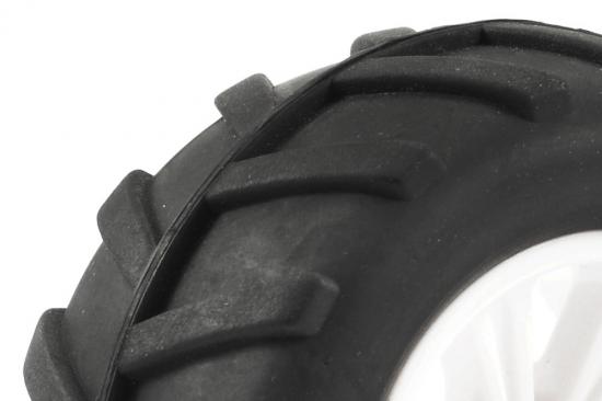FTX Comet Monster Front Mounted Tyre + Wheel White