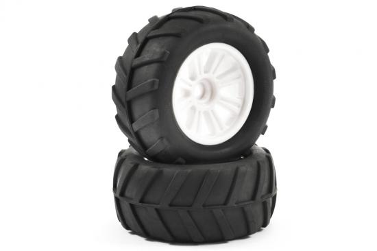 FTX Comet Monster Front Mounted Tyre + Wheel White