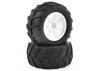 FTX Comet Monster Front Mounted Tyre + Wheel White