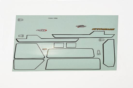 FTX Fury X Printed Dropcab Body - Red