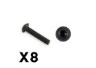 FTX Button Head Hex Screw M3 X 15mm