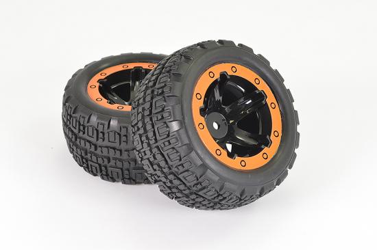 FTX Tracer Truggy Wheel/Tyres Complete (2)