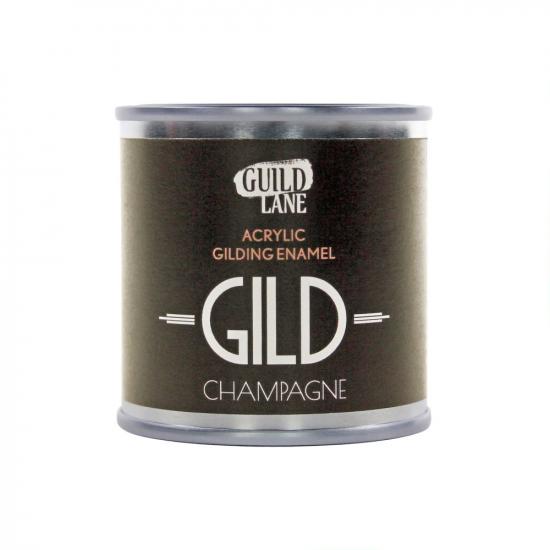 Guild Lane GILD Acrylic Gilding Enamel Paint, Champagne (125ml Tin)