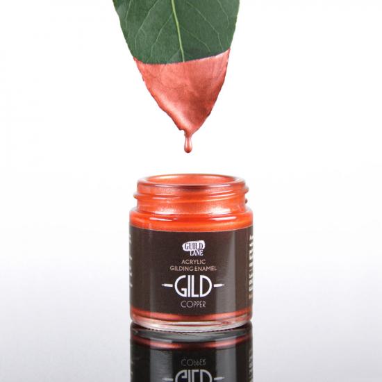 Guild Lane GILD Acrylic Gilding Enamel Paint, Copper (60ml Jar)