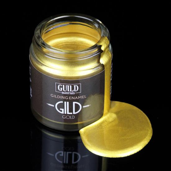 Guild Materials GILD Gilding Enamel Paint, Gold (60ml Jar)