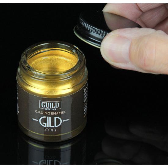 Guild Materials GILD Gilding Enamel Paint, Gold (60ml Jar)