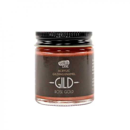 Guild Lane GILD Acrylic Gilding Enamel Paint, Rose Gold (30ml Jar)